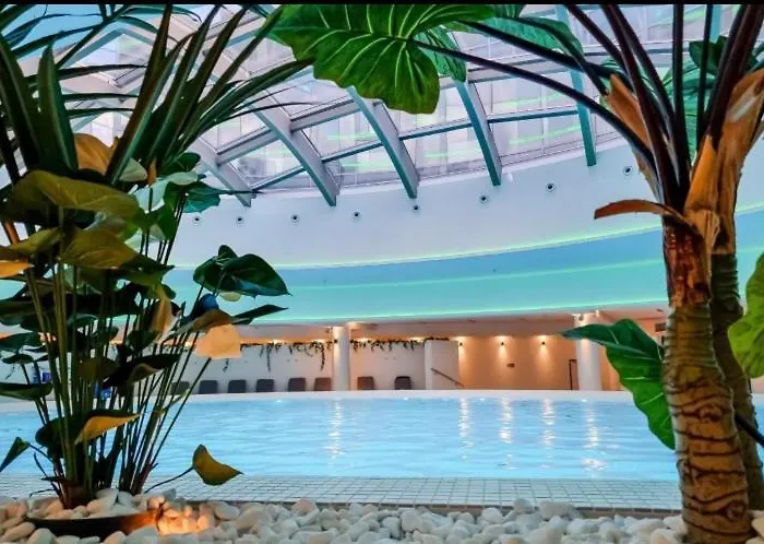 Lägenhet Hanza Tower White Sky 24 Jacuzzi & Pool & Szczecin